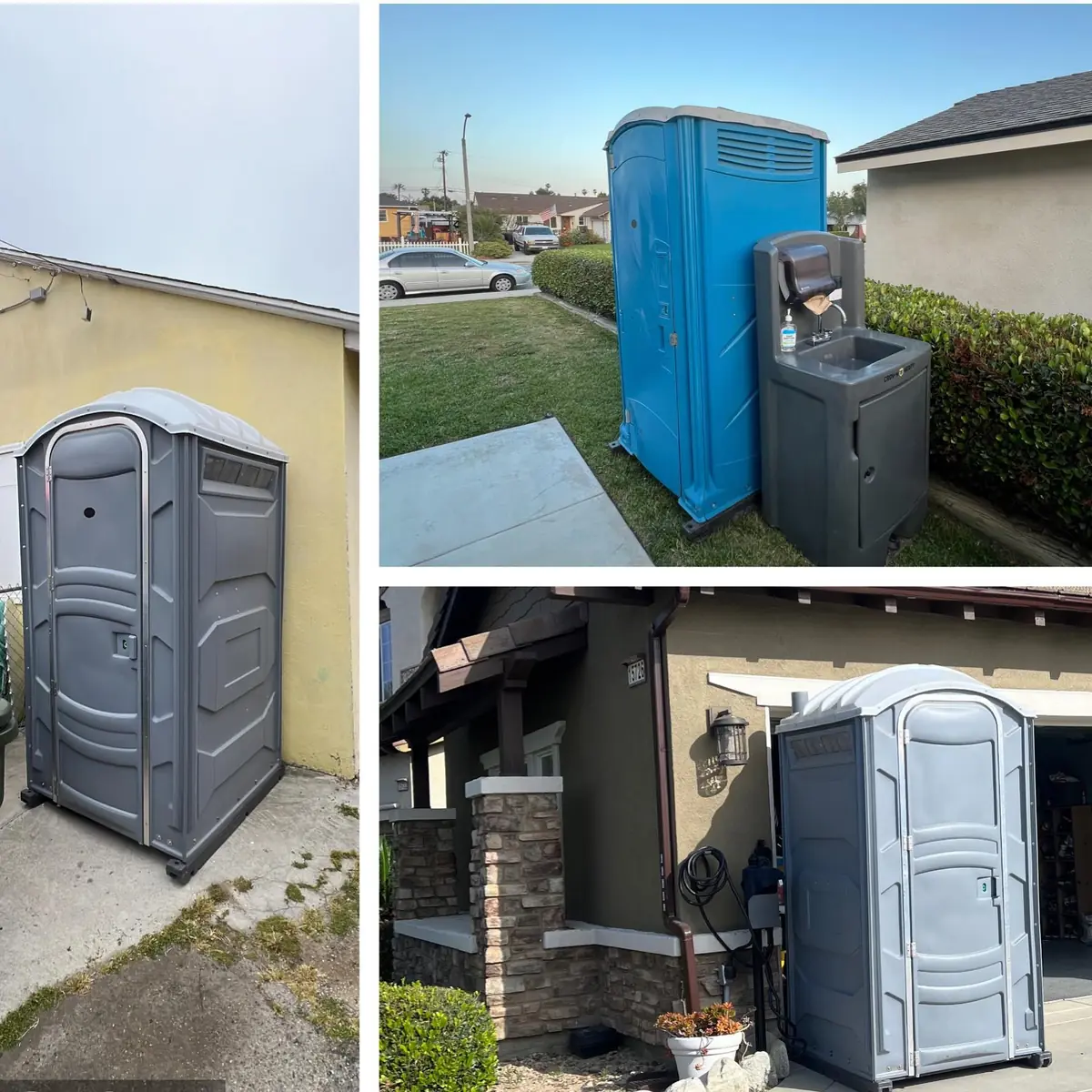 Homeowners porta potty rentals